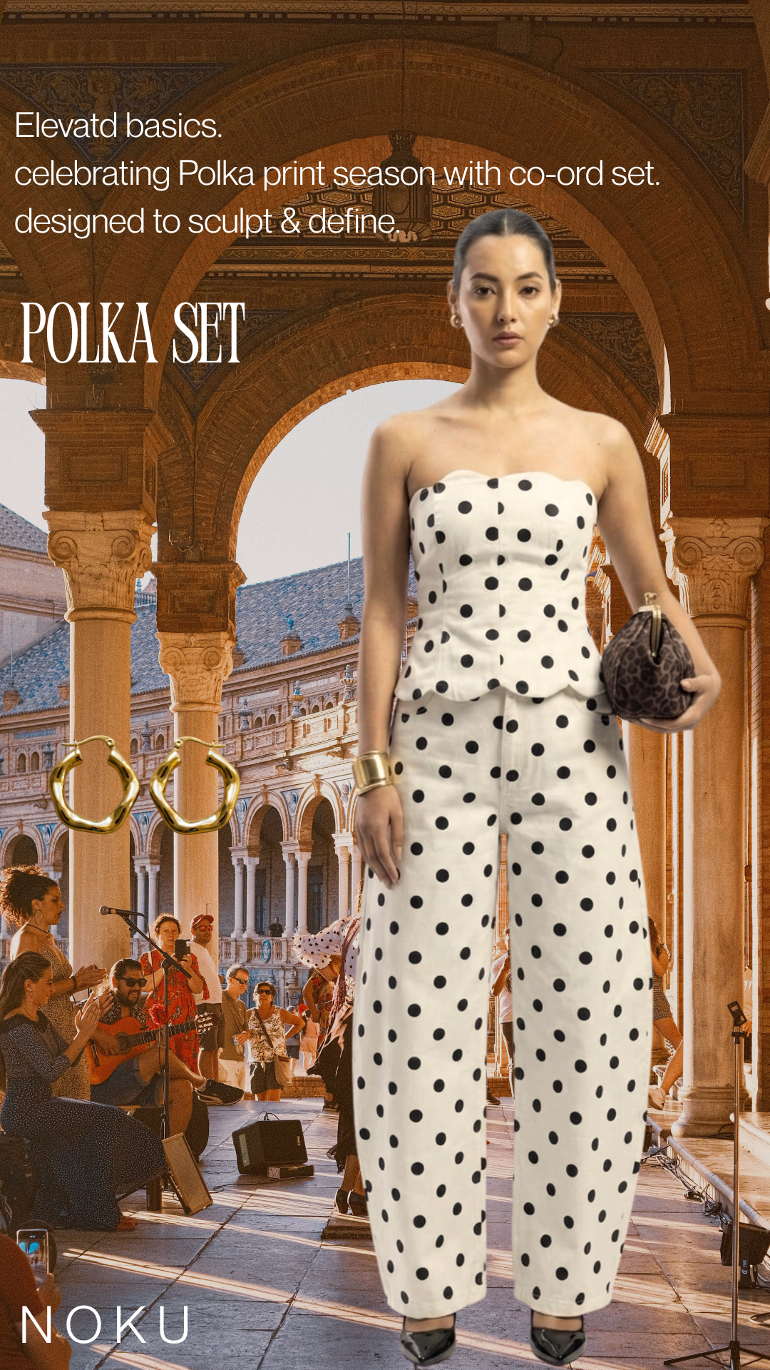 Polka Co-ord Set