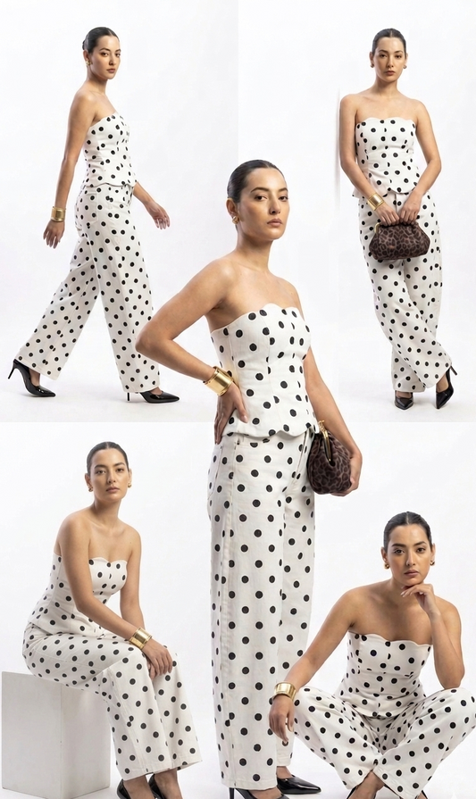 Polka Co-ord Set