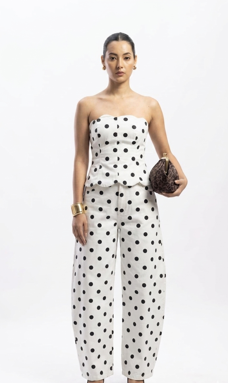 Polka Co-ord Set
